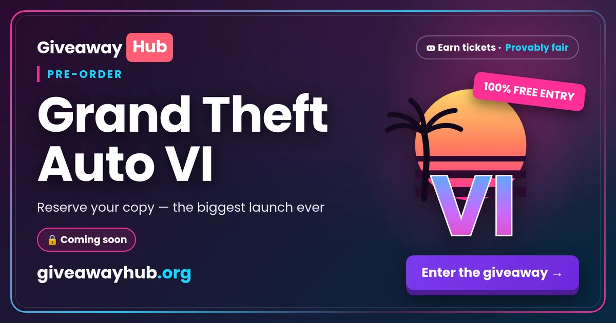 Pre-Order Grand Theft Auto VI