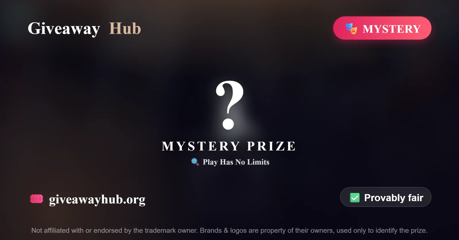 Hidden giveaway