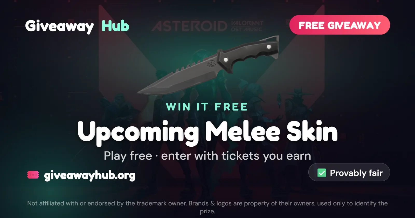 Valorant Giveaway: Upcoming Bundle Melee / Knife Skin!